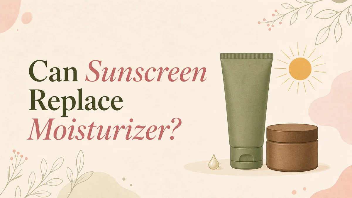 Can sunscreen replace moisturizer illustrated decision guide