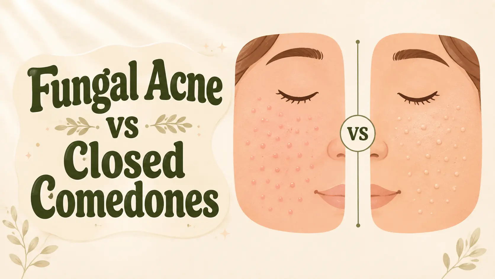 Fungal acne versus closed comedones evidence-based comparison