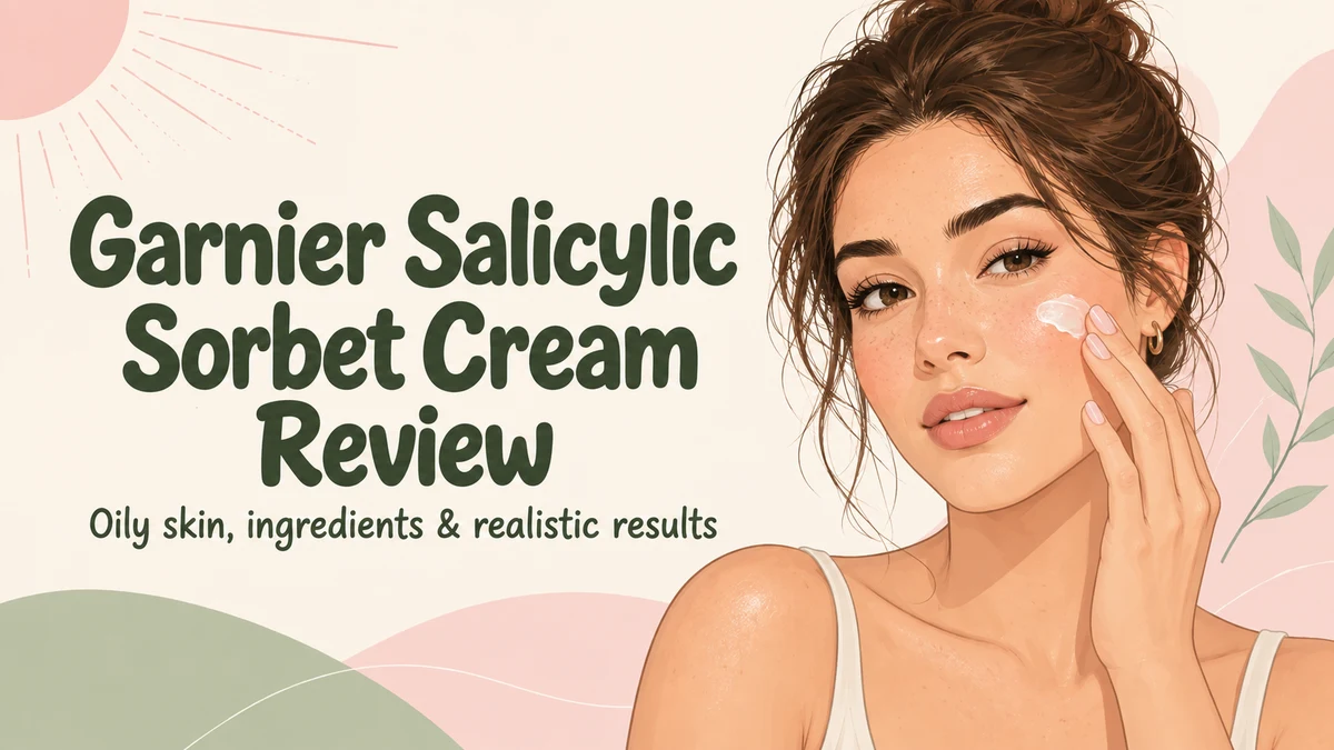 Garnier Salicylic Sorbet Cream review illustration