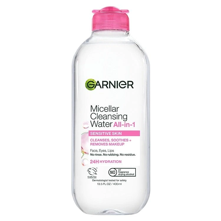 Garnier SkinActive Micellar Cleansing Water All-in-1 official product packaging