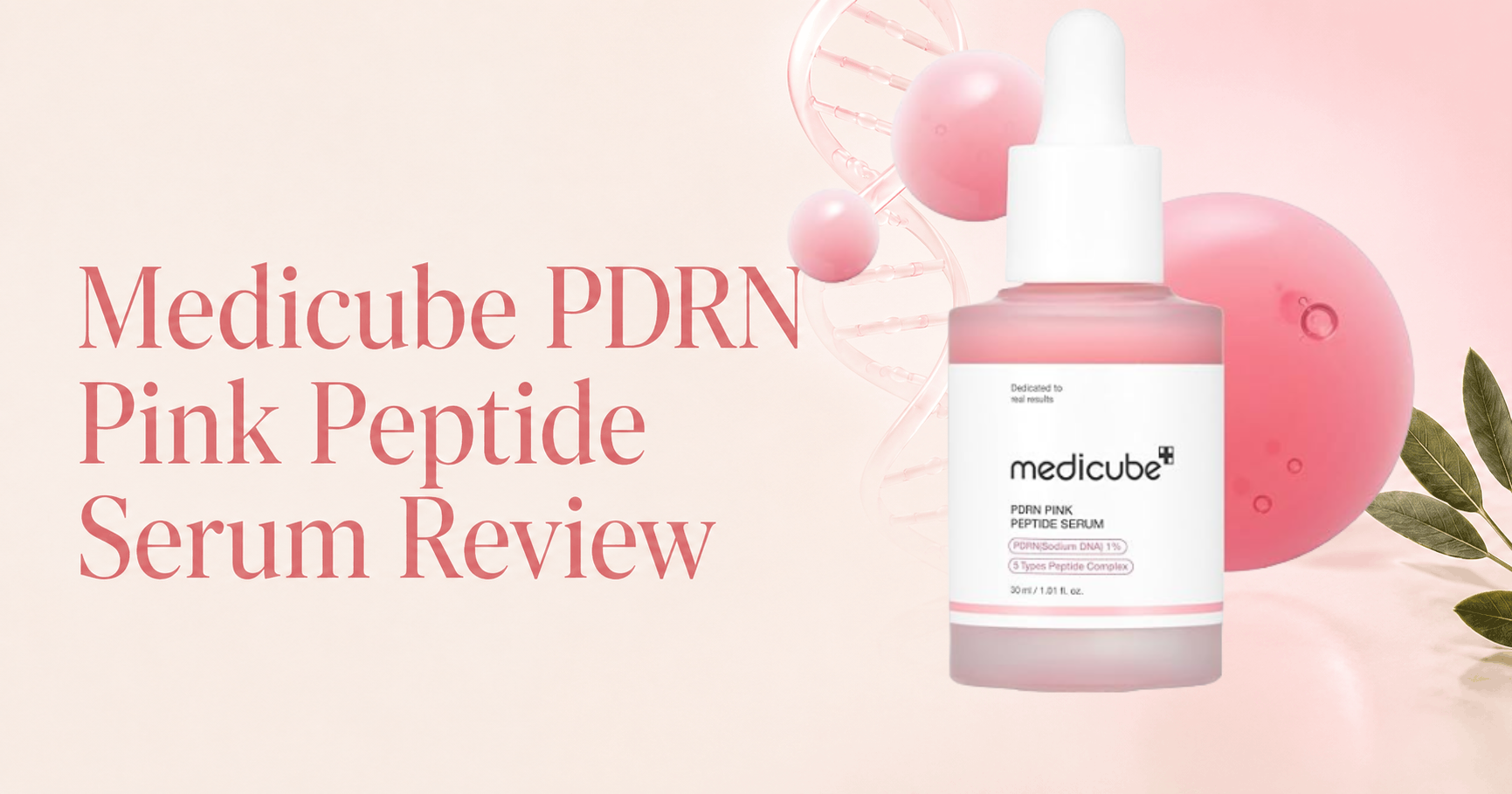 Medicube PDRN Pink Peptide Serum science-backed review