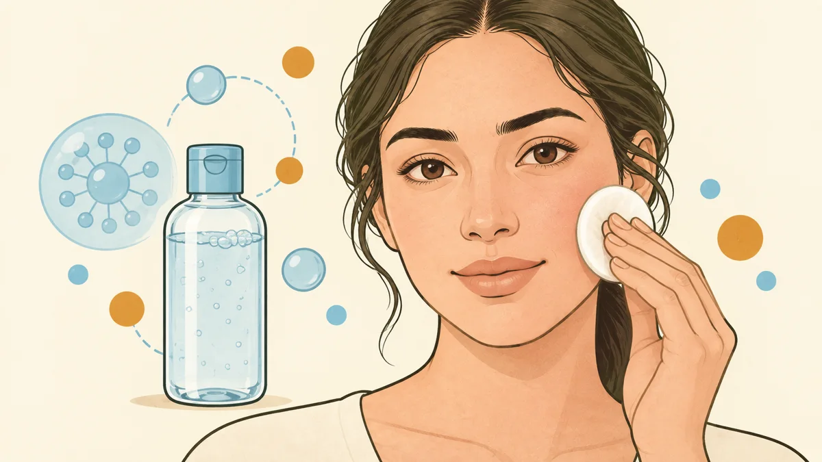 Do You Need to Rinse Off Micellar Water? editorial illustration