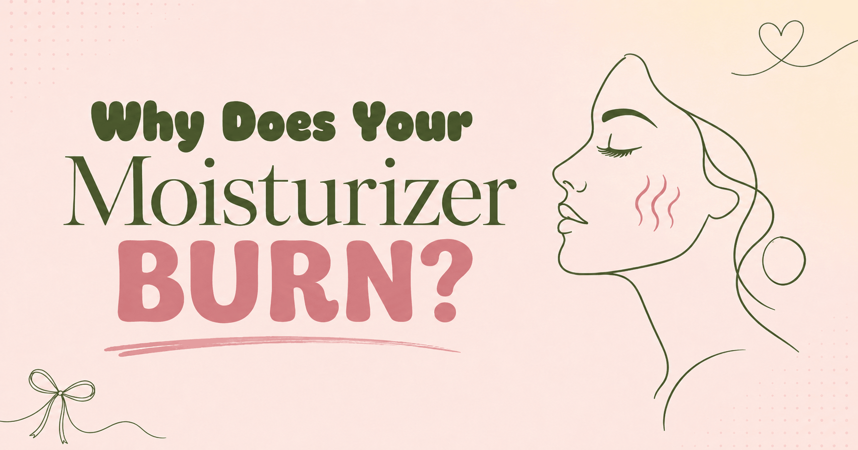 Healthy and damaged skin barrier showing why moisturizer can burn