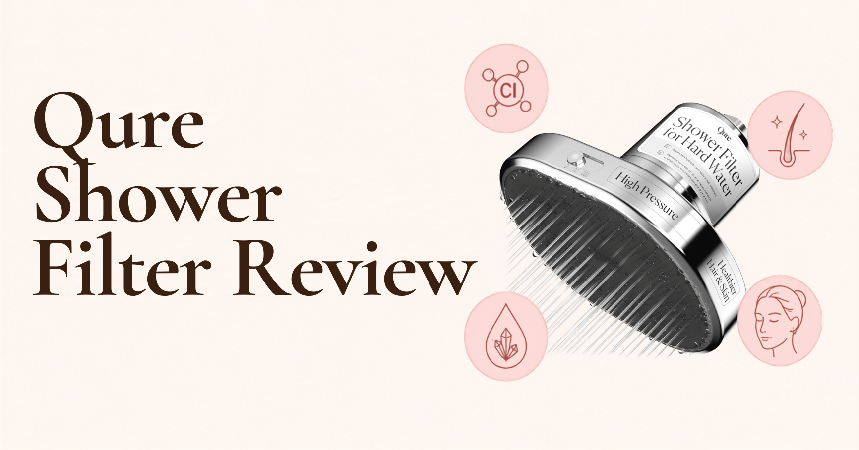 Qure Shower Filter review for acne, eczema, dry skin and hair